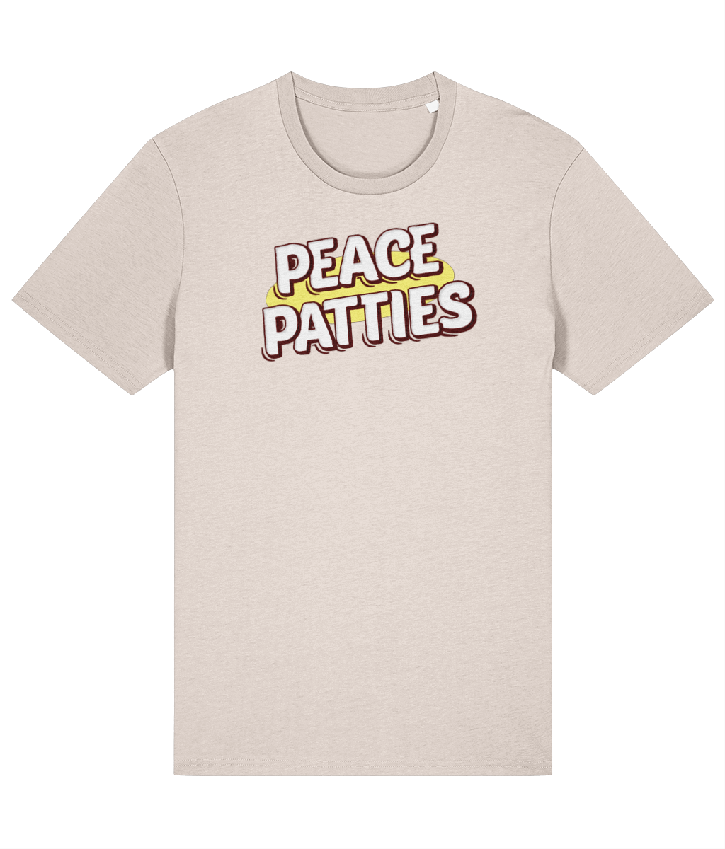 Peace Patties Printed Front/Back Summer T-Shirt