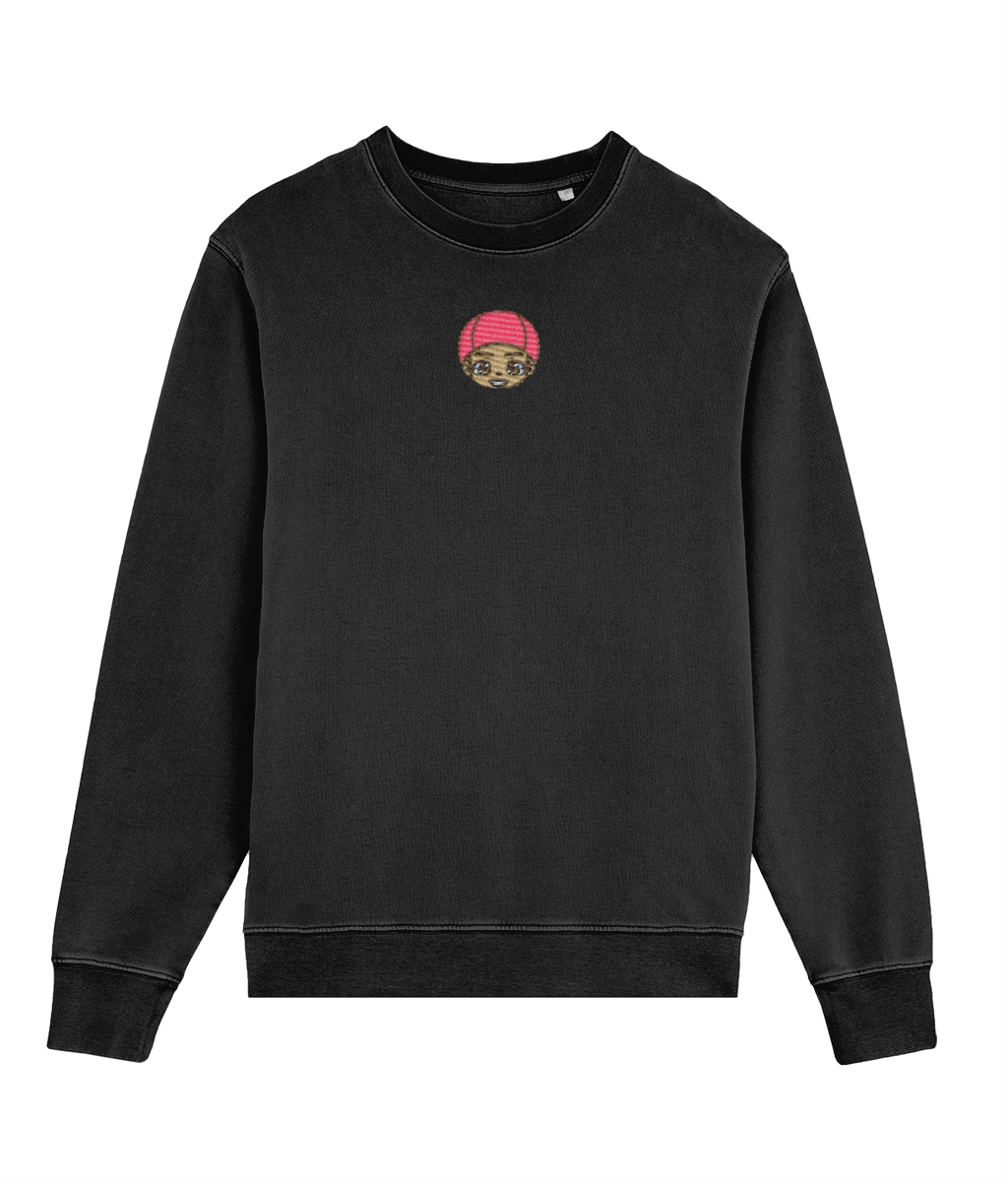 Find Guya Chibi Embroidered Heavy Fall Longsleeve