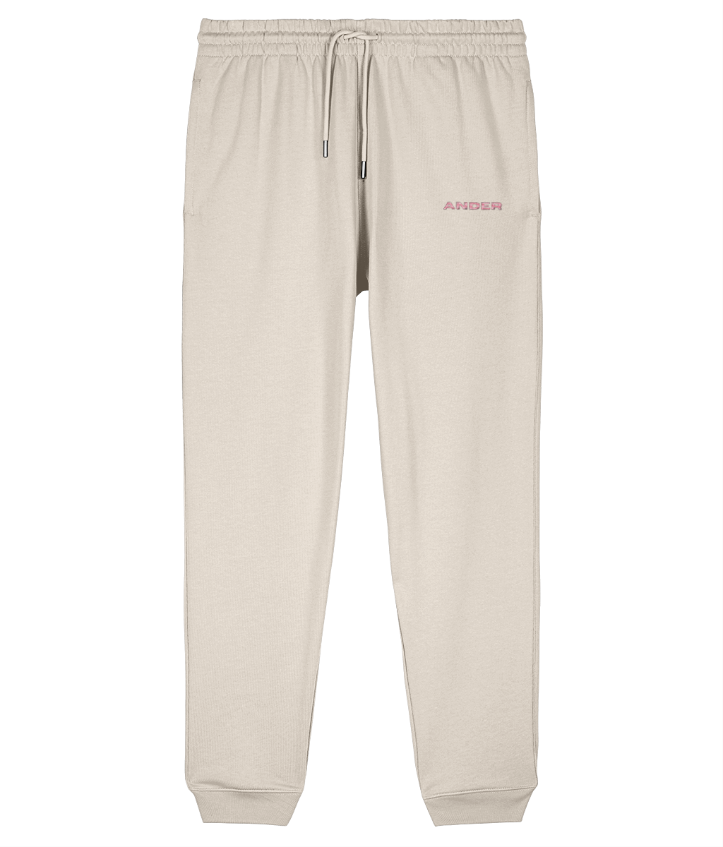 Ander Pink Embroidered Joggers