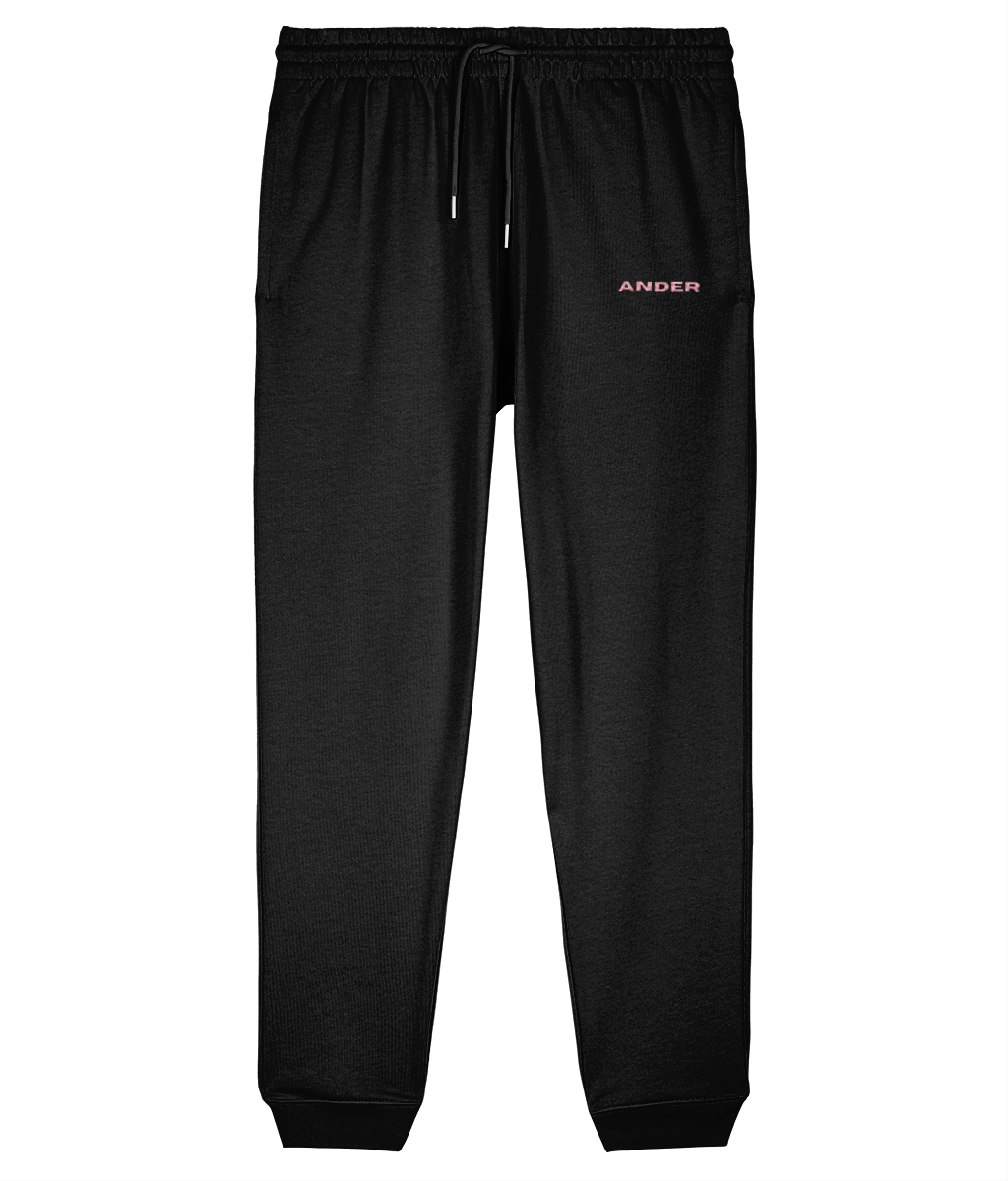 Ander Pink Embroidered Joggers