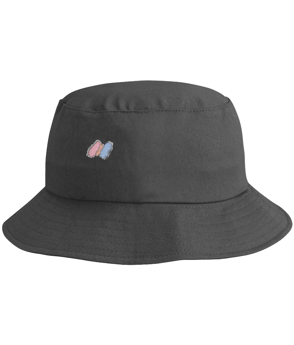 Spectrum Embroidered Cornered Bucket Hat