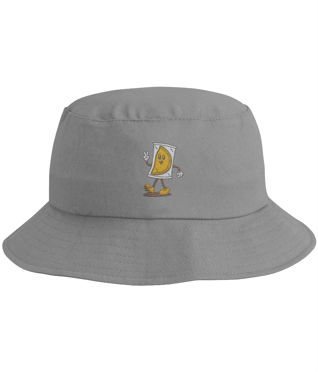 Peace Patties Embroidered Bucket Hat