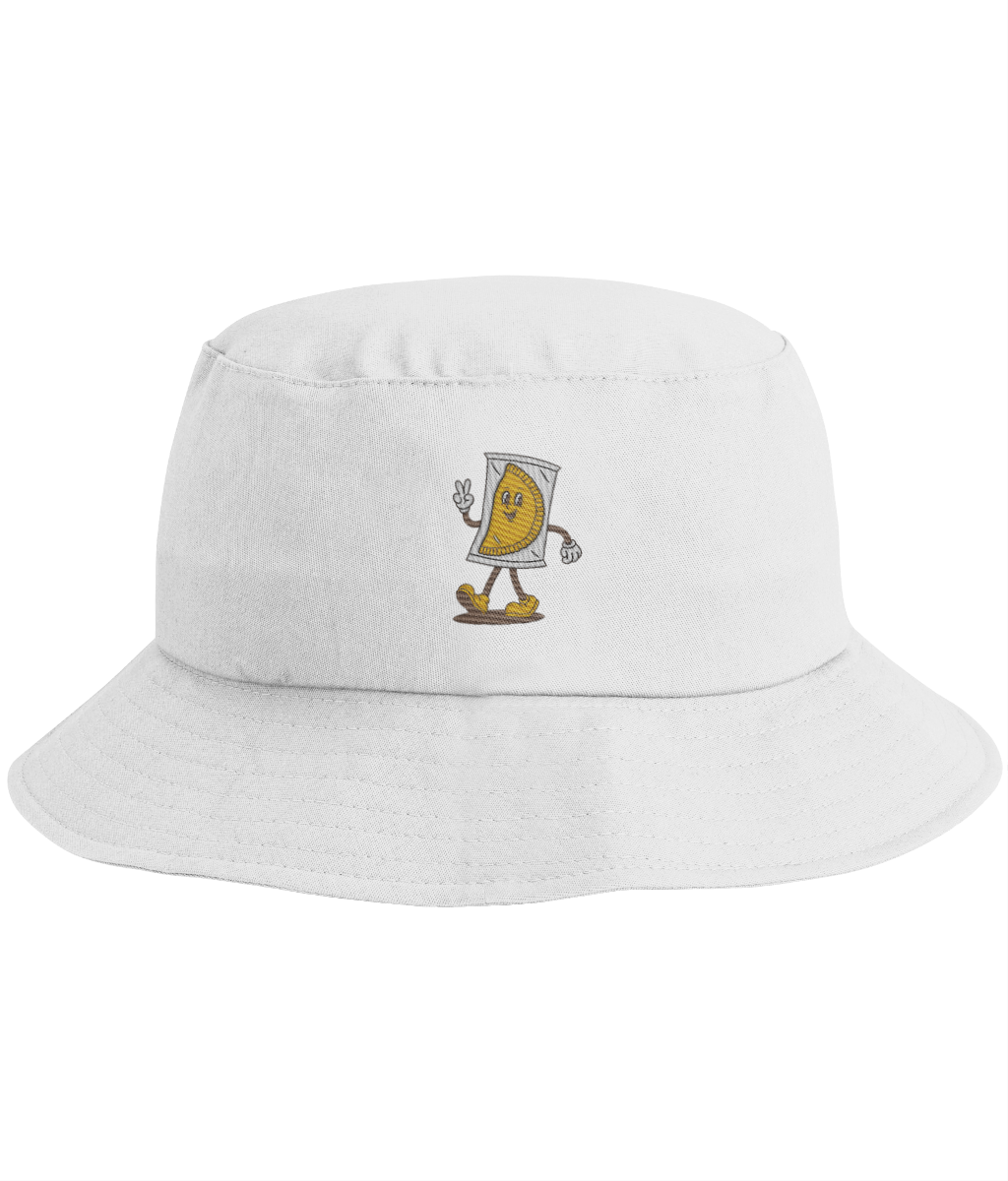 Peace Patties Embroidered Bucket Hat