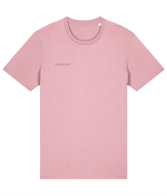 Pink Ander Embroidered Spring/Summer T-Shirt