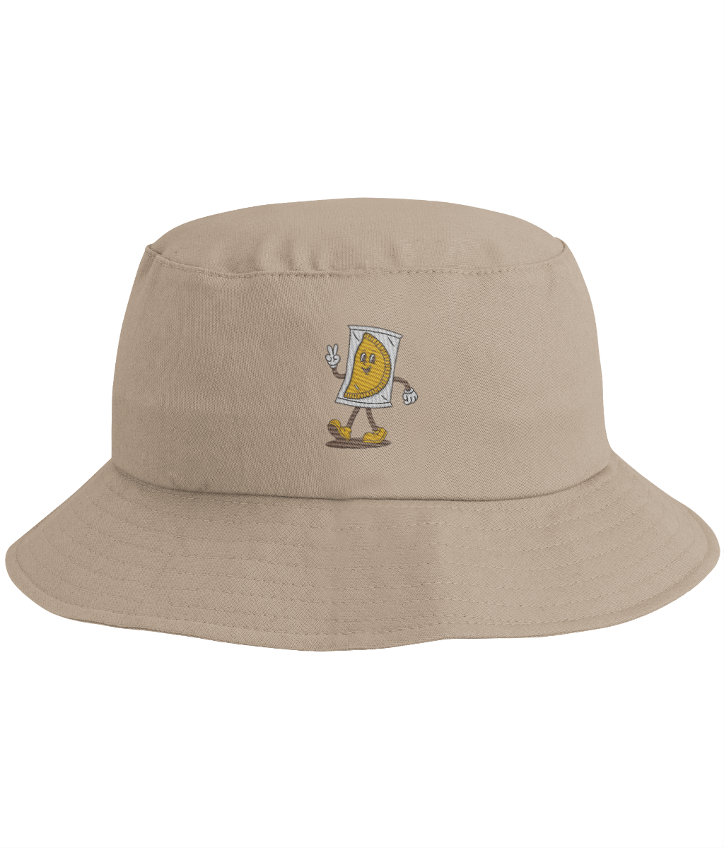 Peace Patties Embroidered Bucket Hat