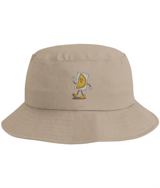 Peace Patties Embroidered Bucket Hat