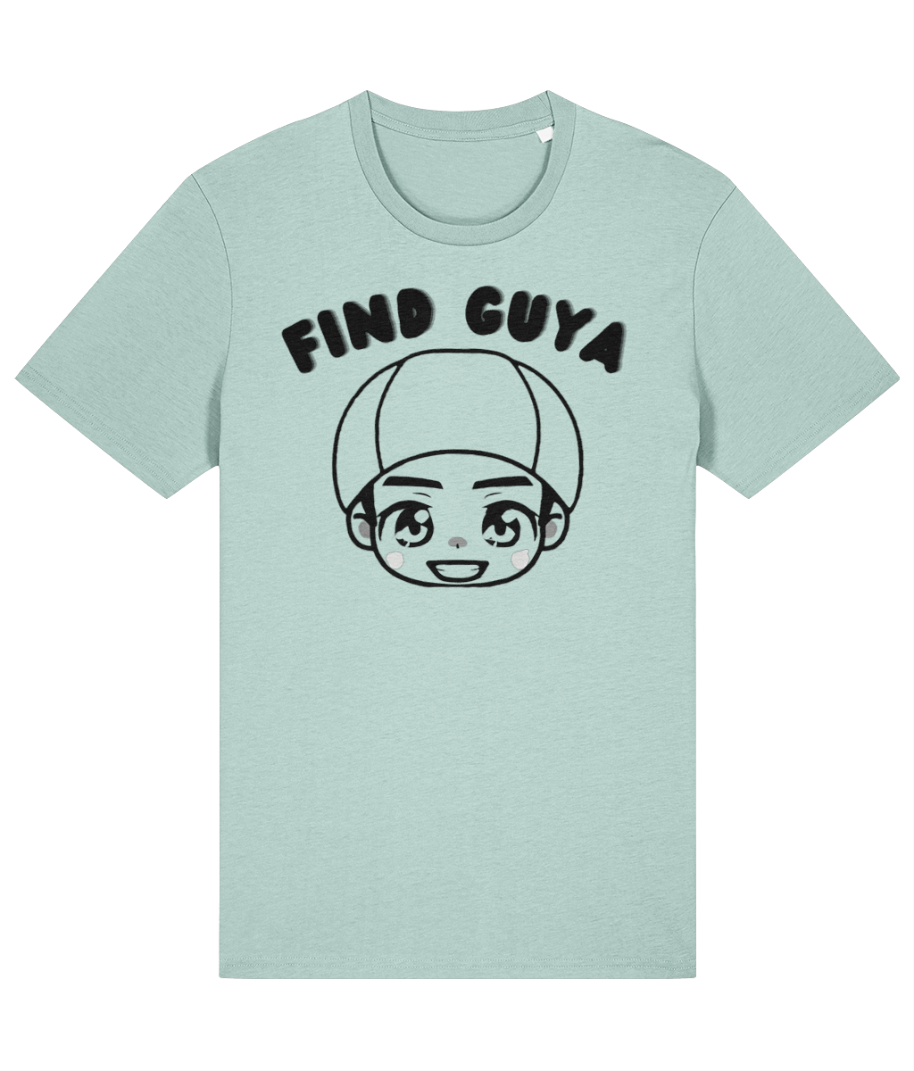 Find Guya Graphic Black Summer T-Shirt