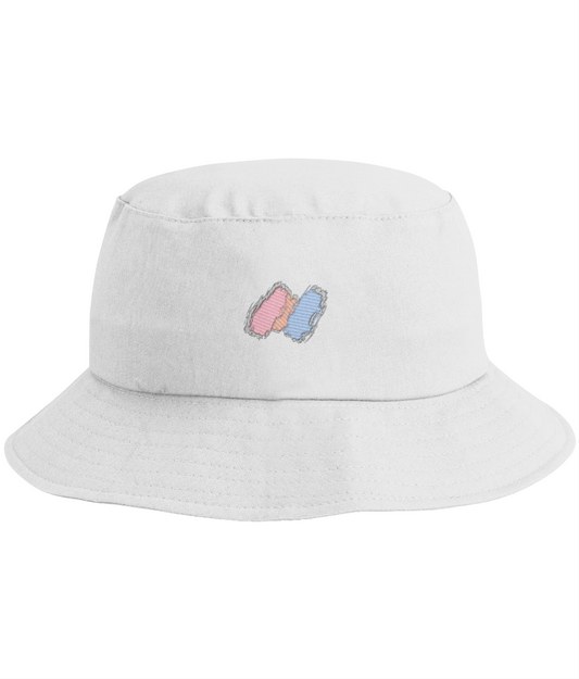 Spectrum Embroidered Centered Bucket Hat